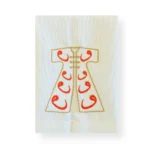 Alphabet letters red napkin