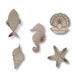 set of the ocean napkin rings without napkins