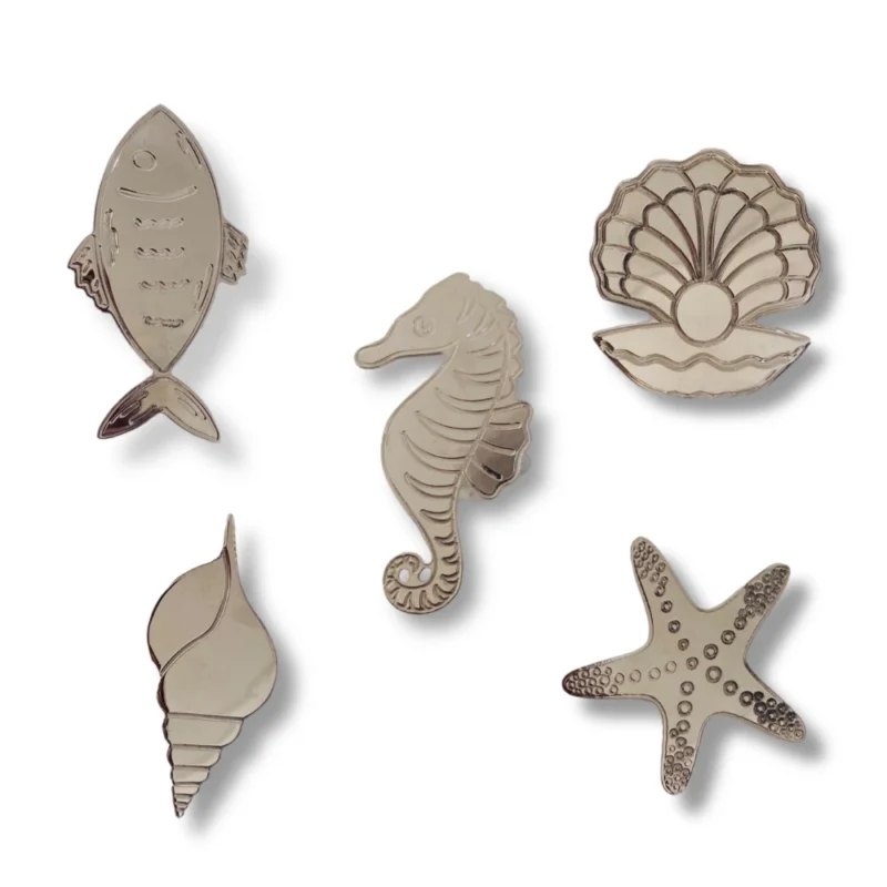 set of the ocean napkin rings without napkins