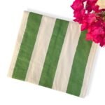 Green Striped Tablecloth